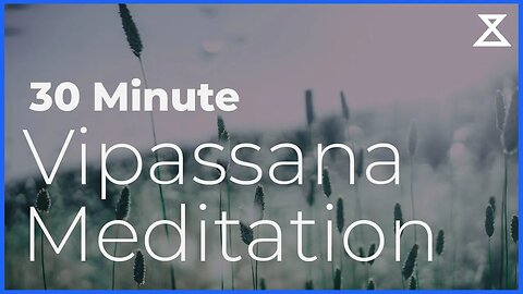 30 Minute Guided Vipassana Meditation