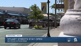 Stuart streets stay open to vehicles