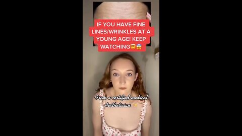 IF YOU HAVE FINE LINES/WRINKLES AT A YOUNG AGE! WATCH THIS!🤯😱