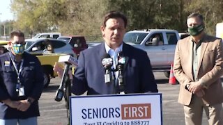Governor DeSantis holds a press conference in Lake City
