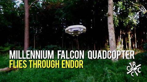 Star Wars Millennium Falcon Quadcopter Flies Through Endor