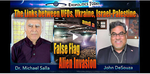 The Links between UFOs, Ukraine, Israel-Palestine and a False Flag Alien Invasion