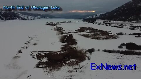 North End of Okanagan Lake in December