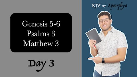 Day 3 - Bible in One Year KJV [2022]