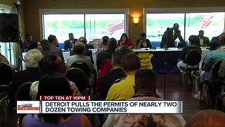 Detroit pulls the permits of nearly two dozen towing companies
