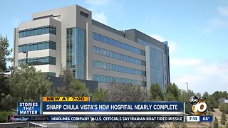 Sharp Chula Vista's new hospital nearly complete