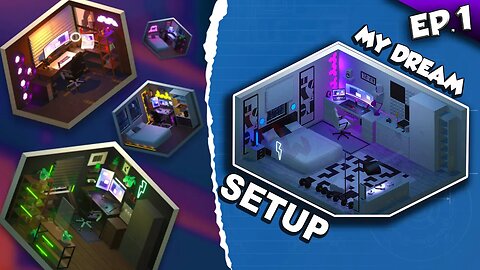 Create Your Cozy & Gaming Room ⚡ MY DREAM SETUP EP.1 ⚡ My Room Black and White 💥 How to Make a Room