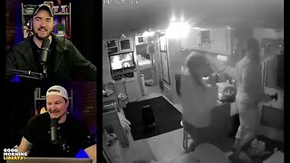 Police Shooting Caught on Security Camera (CLIP)