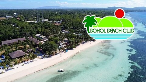 Drone Shot of Bohol Beach Club | Panglao, Bohol