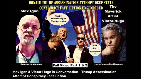 Max Igan Victor Hugo Donald Trump Assassination Attempt Analysis Palestine Holocaust 5G Part 1 And 2