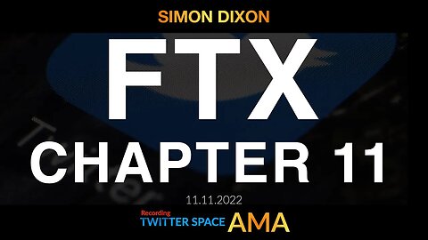 Twitter Spaces AMA recording 🔴 | Emergency Broadcast - FTX Chapter 11 | 11.11.2022