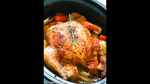 How to make Crockpot whole chicken