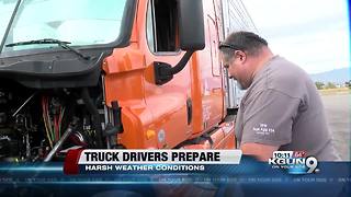 Truck drivers share how to prepare traveling to the east coast during winter storm