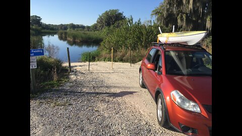 Kayak Fly Fishing Review of Tenoroc FMA in Polk County, Florida