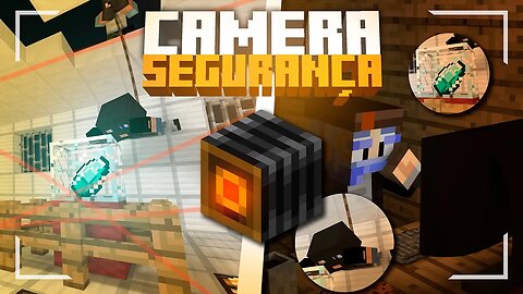 NOVO! CÂMERA DE SEGURANÇA SEM ADDONS - MINECRAFT BEDROCK EDITION