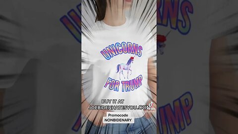 New merch available (Unicorns for Trump)