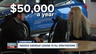 Paddock Chevrolet is hiring