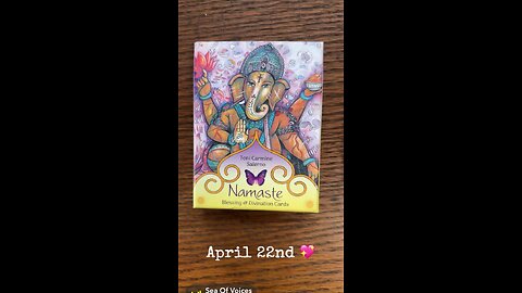 4/22/24 card: sea of blessings