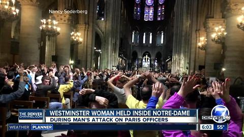 Colorado couple in Notre Dame cathedral during attack