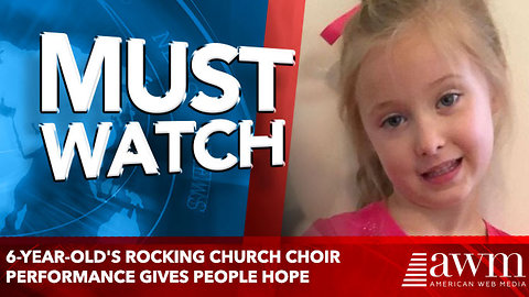 6-year-old's rocking church choir performance gives people hope