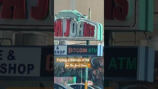 Trying a Bitcoin ATM for the First Time #bitcoin #crypto #shorts