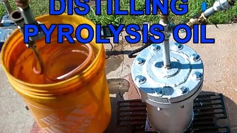 Distilling Pyrolysis Oil Part 1