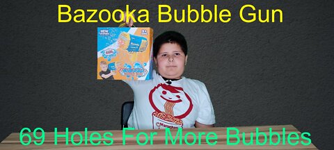 Bazooka Bubble Gun Machine