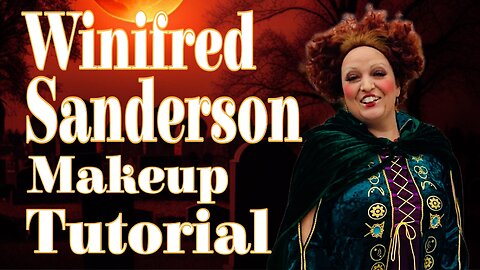 Winifred Sanderson make up tutorial. This is Cal O'Ween !