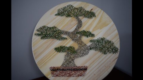 Bonsai Tree String Art