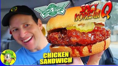 Wingstop® SPICY KOREAN Q CHICKEN SANDWICH Review 🛩️🌶️🇰🇷🐔🥪 ⎮ Peep THIS Out! 🕵️‍♂️
