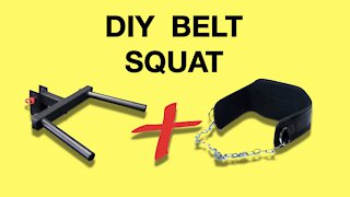 DIY Belt Squat Machine (Home Gym Hacks)