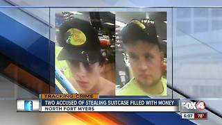 People accused of stealing suitcase filled with money