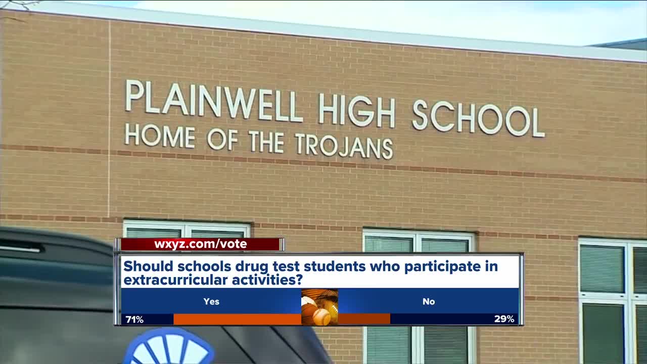 Michigan school district considering drug testing students in extracurricular activities