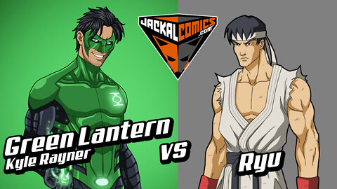 GREEN LANTERN, Kyle Rayner Vs. RYU - Comic Book Battles: Who Would Win In A Fight?