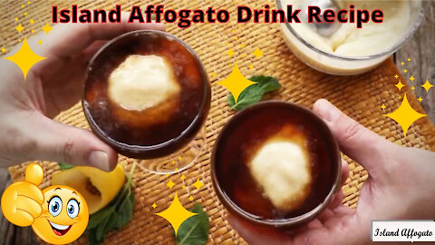 Island Affogato Drink Recipe