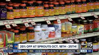 25% off at Sprouts!