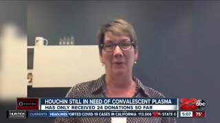 Blood bank says convalescent plasma treatment has so far been 'promising'