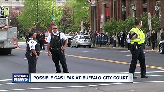 Possible gas leak at Buffalo City Court