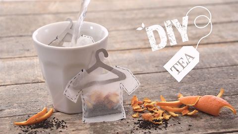 DIY Tea: Orange and black tea-shirt (pun intended)