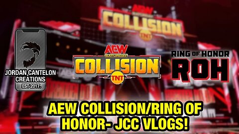 I WENT TO AN AEW EVENT AND THIS HAPPENED (shocking...) 😳👀 AEW Collision and ROH Vlog!! #aewcollision