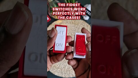 [Part 3] Magnetic Fidget Switches with cases - 3D Printed #short #stressrelief #fidget