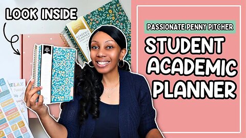 NEW HOMESCHOOL STUDENT ACADEMIC PLANNER // Passionate Penny Pitcher // Detailed Flipthrough