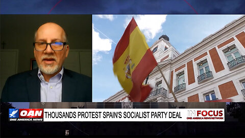 Leo with Alison Steinberg (OAN) - Conservative Protests in Spain. America is also very COMPROMISED!