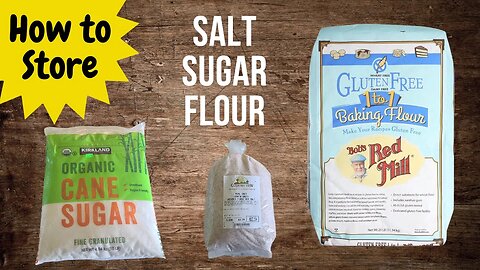 Expert Tips: Storing Salt, Sugar & Flour in Your Pantry