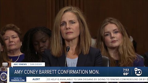 Amy Coney Barrett confirmation to be held Monday