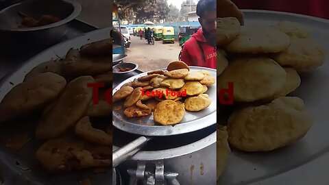 Testy chhole kachori fast-food #shorts #fastfood #food #youtubeshorts
