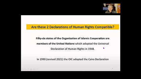 Universal Declaration of Human Rights vs Cairo Declaration at the United Nations