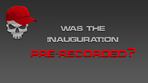 Was the Inauguration Really Pre-Recorded?