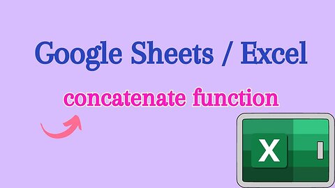 Combine Text or Number In one Cell in Excel - Concatenate Formula Excel Tutorial