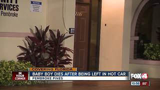 Baby boy was left inside of a hot car